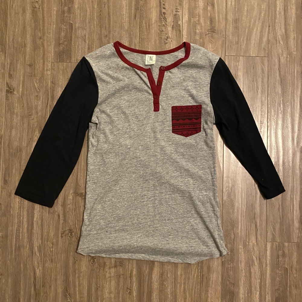 Zumiez 3/4 Sleeve Pocket Tee
